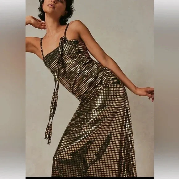 Free people Nigel Preston Sue Ellen Gown NWOT - Picture 2 of 11